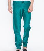 Green Silk Blend Pyjama