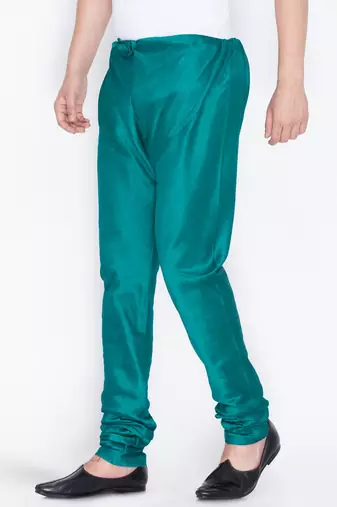 Green Silk Blend Pyjama