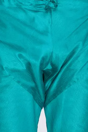 Green Silk Blend Pyjama