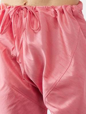 Pink Silk Blend Pyjama 4