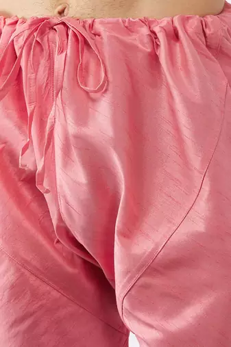 Pink Silk Blend Pyjama
