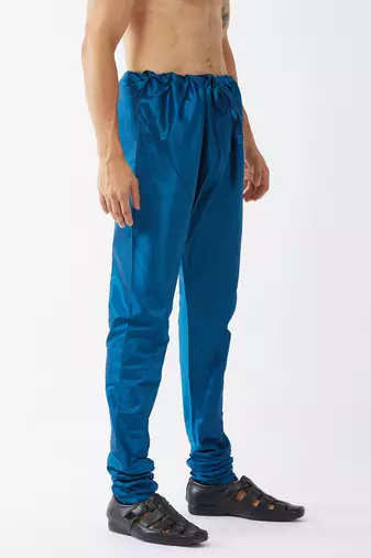 Turquoise Silk Blend Pyjama