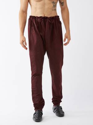 Wine Silk Blend Pyjama 1