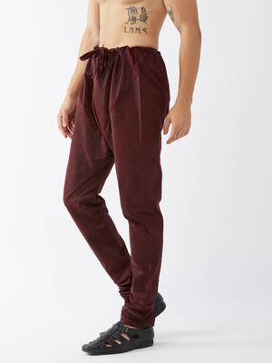 Wine Silk Blend Pyjama 2