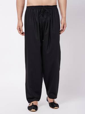 Black Cotton Patiala Salwar 1