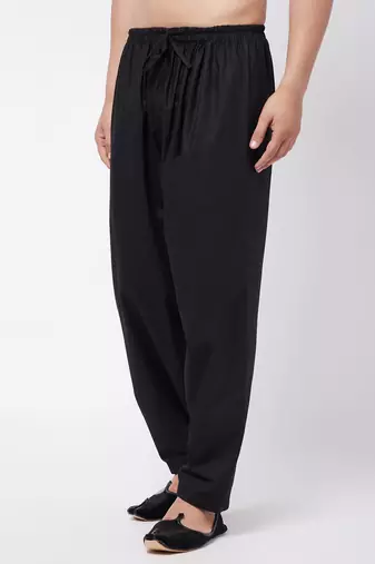 Black Cotton Patiala Salwar