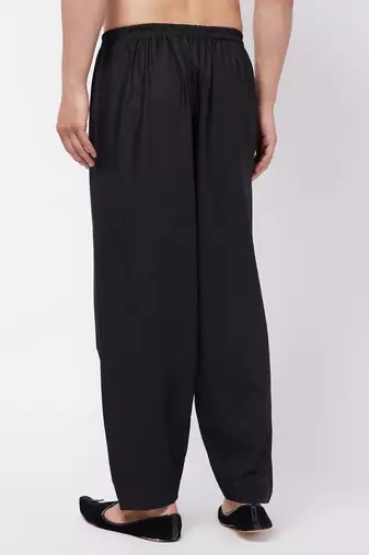 Black Cotton Patiala Salwar