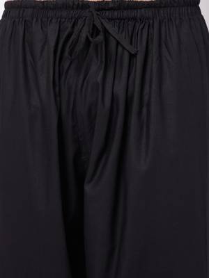 Black Cotton Patiala Salwar 4