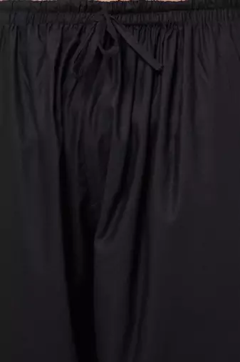 Black Cotton Patiala Salwar