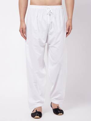 White Cotton Patiala Salwar 1