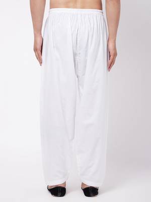 White Cotton Patiala Salwar 3