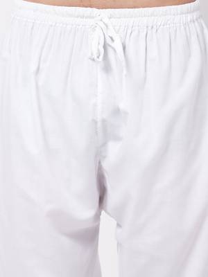 White Cotton Patiala Salwar 4