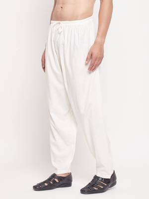 Cream Cotton Patiala Salwar 2