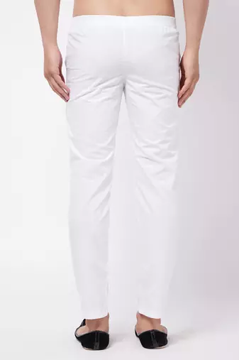 White Cotton Pant Style Pyjama