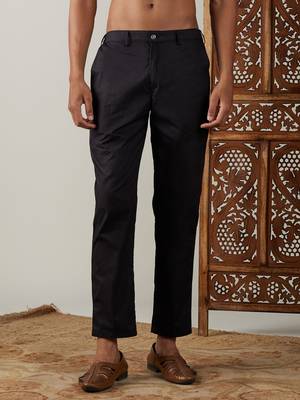 Black Cotton Pant Style Pyjama 1
