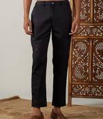 Black Cotton Pant Style Pyjama