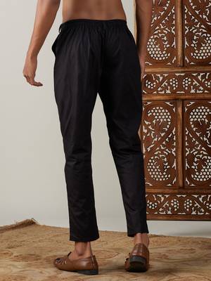 Black Cotton Pant Style Pyjama 3