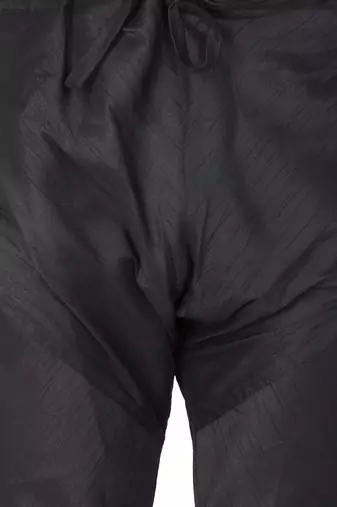 Black Silk Blend Pyjama