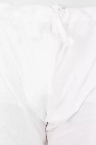 White Silk Blend Pyjama