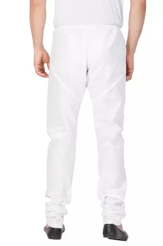 White Silk Blend Pyjama