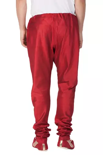 Maroon Silk Blend Pyjama