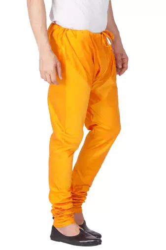 Orange Silk Blend Pyjama