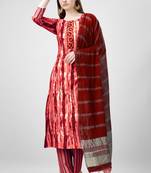 Orange colour ethnic rayon fabric beautifully printed ethnic casual suit