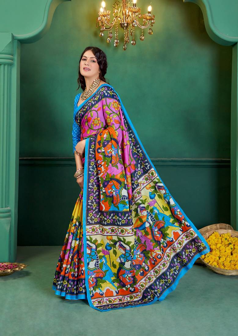 Pure Cotton Women'S Sarees,Block Printed Cotton Sarees,Trendy Cotton Sarees ,Cotton Sarees In Jetpur, Mill Print Saree