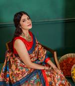 Pure Cotton Women'S Sarees,Block Printed Cotton Sarees,Trendy Cotton Sarees ,Cotton Sarees In Jetpur, Mill Print Saree