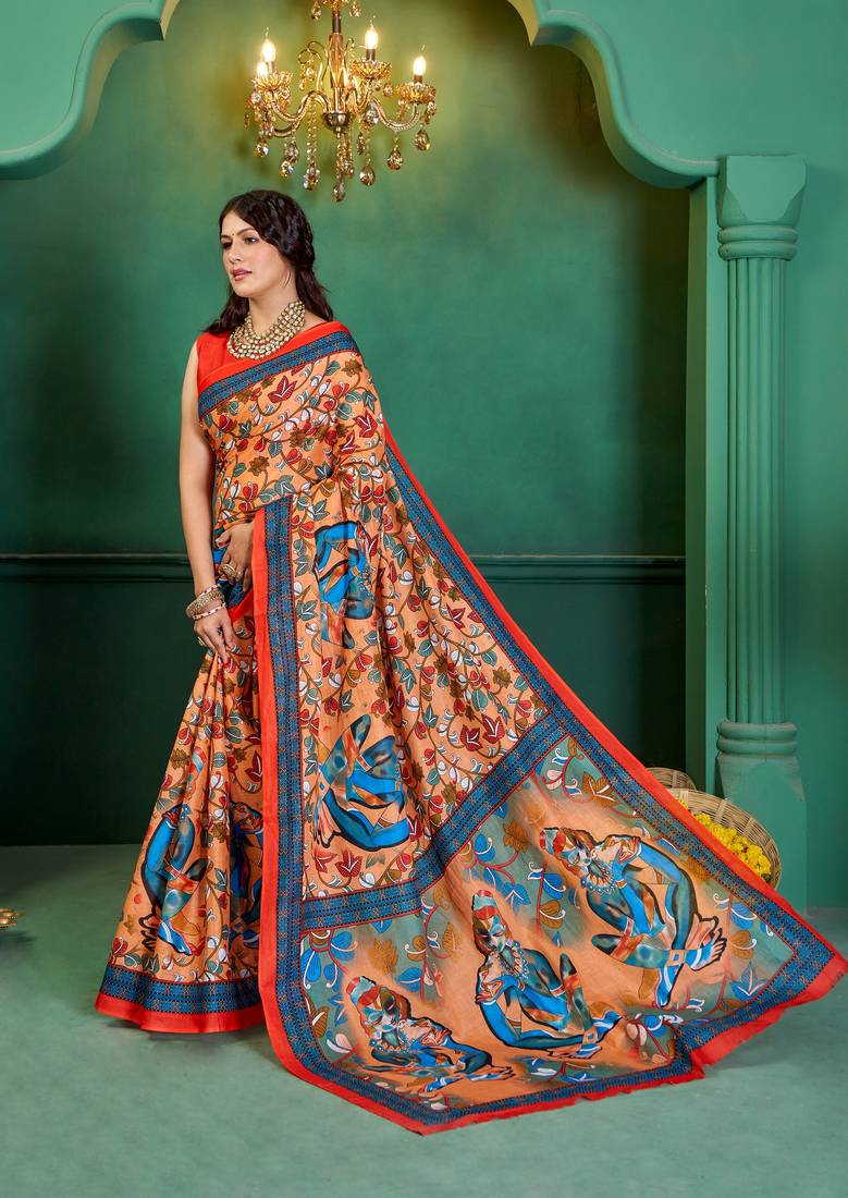 Pure Cotton Women'S Sarees,Block Printed Cotton Sarees,Trendy Cotton Sarees ,Cotton Sarees In Jetpur, Mill Print Saree