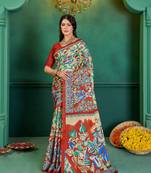 Pure Cotton Women'S Sarees,Block Printed Cotton Sarees,Trendy Cotton Sarees ,Cotton Sarees In Jetpur, Mill Print Saree