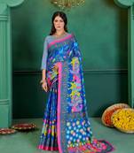 Pure Cotton Women'S Sarees,Block Printed Cotton Sarees,Trendy Cotton Sarees ,Cotton Sarees In Jetpur, Mill Print Saree