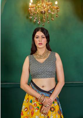 Pure Cotton Women'S Sarees,Block Printed Cotton Sarees,Trendy Cotton Sarees ,Cotton Sarees In Jetpur, Mill Print Saree 2