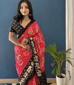 Pure Cotton Women'S Sarees,Block Printed Cotton Sarees,Trendy Cotton Sarees ,Cotton Sarees In Jetpur, Mill Print Saree