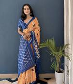 Pure Cotton Women'S Sarees,Block Printed Cotton Sarees,Trendy Cotton Sarees ,Cotton Sarees In Jetpur, Mill Print Saree