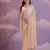 Bollywood Fashion Sequins Work Beige Partywear Graceful Girlish Saree
