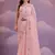 Bollywood Fashion Sequins Work Pink Partywear Graceful Girlish Saree