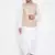 Beige And White Cotton Blend Jacket, Kurta And Dhoti Set