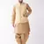 Rose Gold Silk Blend Jacket, Kurta And Dhoti Set