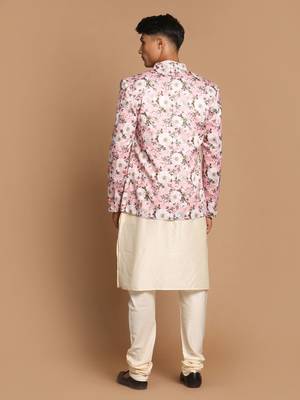 Pink And Cream Viscose Ethnic Combo Set 3
