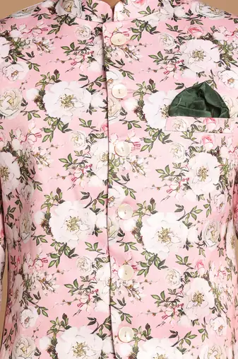 Pink And Cream Viscose Ethnic Combo Set