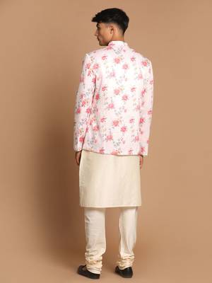 Peach And Cream Viscose Ethnic Combo Set 3