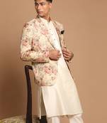 Cream Viscose Ethnic Combo Set