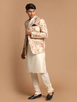 Cream Viscose Ethnic Combo Set 3