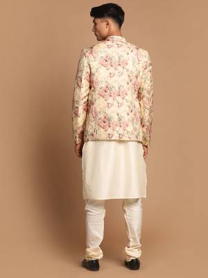 Cream Viscose Ethnic Combo Set 4
