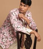 Pink And Cream Viscose Ethnic Combo Set