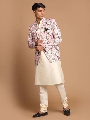 Pink And Cream Viscose Ethnic Combo Set 2