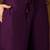 women purple silk blend yoke design zari straight kurta palazzo with dupatta