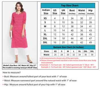 Janasya women's pink georgette digital floral printed kurta with palazzo and dupatta 4