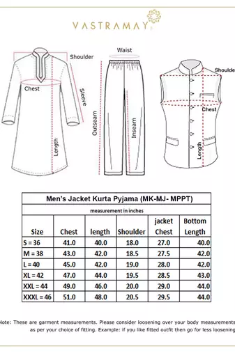 Black Viscose Jacket, Kurta And Pyjama Set WithOut Dupatta